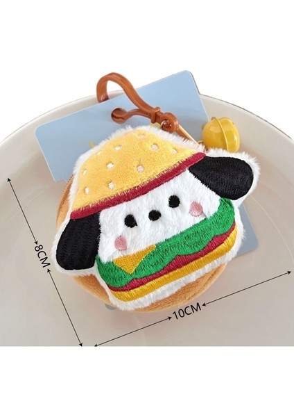 Yaratıcı Sevimli Peluş Bebek Bozuk Para Kesesi Çok Işlevli Anahtarlık (Yurt Dışından)