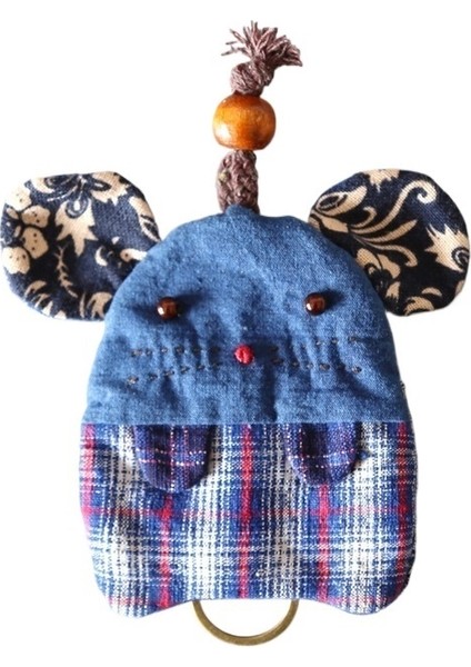 Ev Yapımı Hayvan Anahtar Çantası Karikatürü (Yurt Dışından)