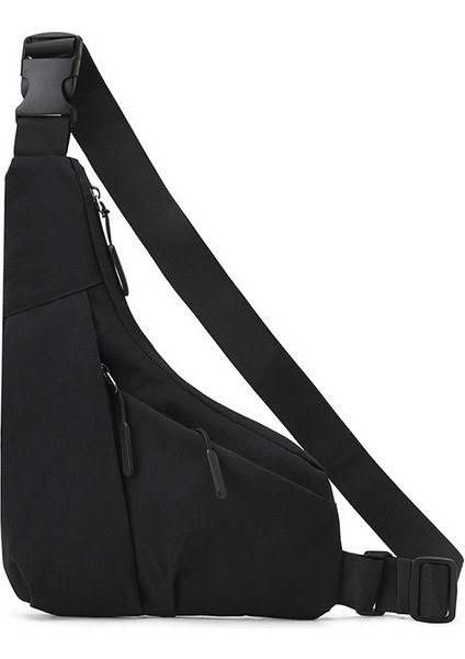 Hırsızlığa Karşı Dayanıklı, Dar Çanta Üçgen Çanta, Rahat Naylon Erkek Çantası, Sol ve Sağ Çapraz Askılı Rahat Göğüs Çantası (Yurt Dışından)