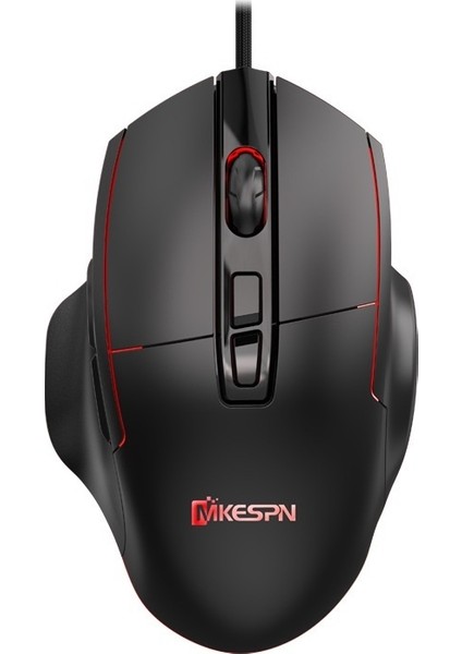 7200DPI Yedi Düğmeli Rgb Kablolu Makro Çözünürlüklü Oyun Faresi Bilgisayar Faresi (Yurt Dışından)