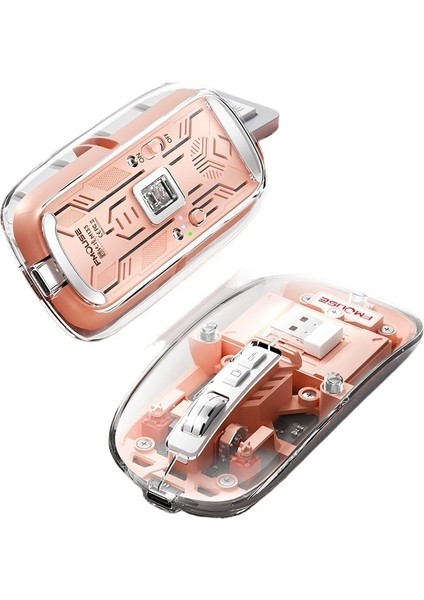 Kablosuz Bluetooth Şeffaf Fare Ofis Faresi (Yurt Dışından)