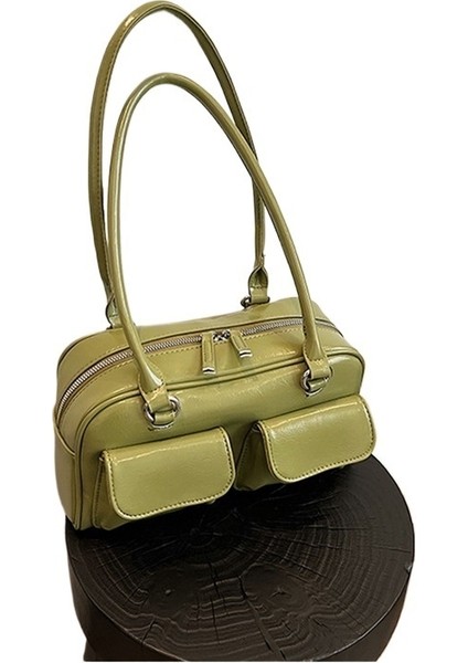 2025 Yeni Büyük Kapasiteli Kaliteli Bowling Koltuk Altı Çantası Kadın Çok Cepli Omuz Çantası (Yurt Dışından)