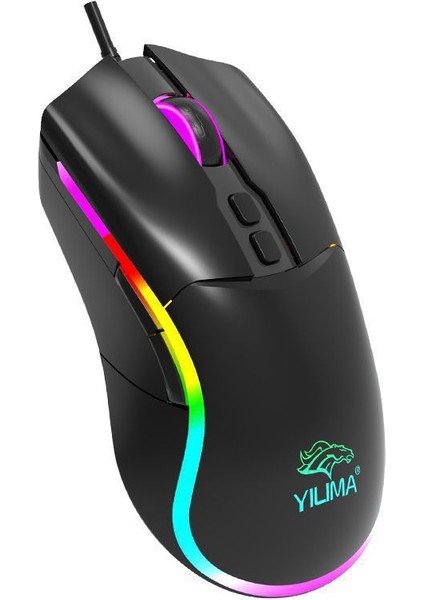 Kablolu Oyun Faresi Rgb Bilgisayar Masaüstü Dizüstü Ofis Demir Blok Ağırlıklı Fare (Yurt Dışından) fiyatları