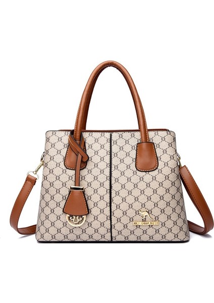 2025 Yeni Stil Çantalar Şık Çok Yönlü Omuz Askılı Çantalar Büyük Kapasiteli Orta Yaşlı Anne Kadın Çantaları (Yurt Dışından)