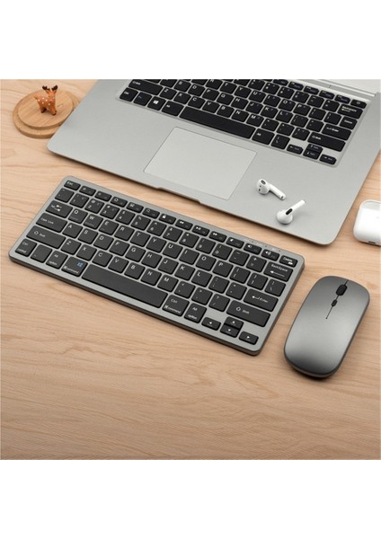 2025 Kablosuz Klavye ve Fare Seti Bluetooth Şarjlı Sessiz Dizüstü Bilgisayar Özel Ofis (Yurt Dışından)