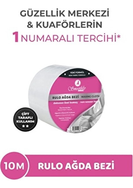 Professional Kuaför Ağda Bezi 10 Metre Ağda Kağıdı Çift Taraflı Kullanım fiyatları