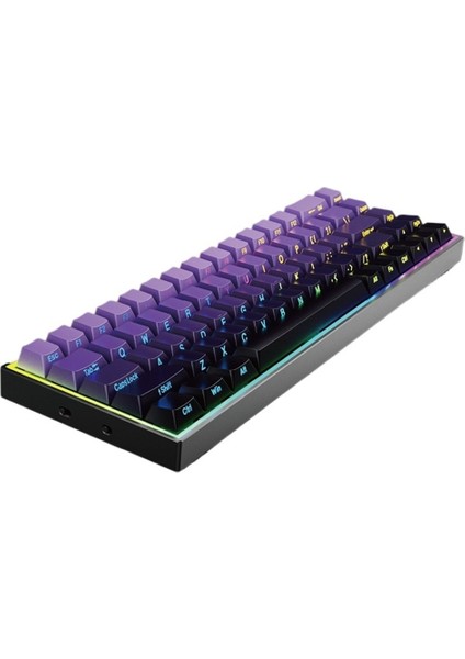 2025 Sıcak Satış Mekanik Klavye Mavi Axis Kablolu 61 Tuşlu Taşınabilir Oyun Klavyesi (Yurt Dışından)