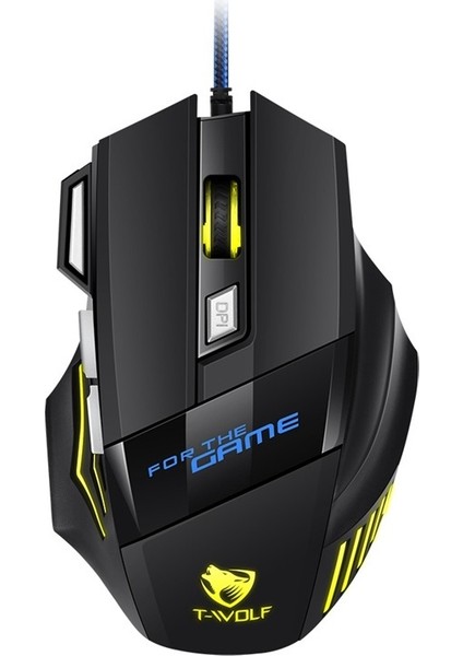Thunder Wolf M1 Oyun Faresi E-Spor Kablolu Fare 7d Işıltılı Rgb Parlama USB Fare Masaüstü (Yurt Dışından) modelleri