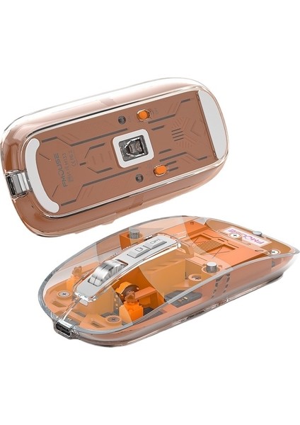 Kablosuz Bluetooth Şeffaf Fare Ofis Faresi (Yurt Dışından)