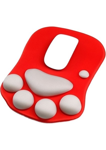 Sevimli Kedi Pençesi Mouse Pad Bileklik Kişilik Yaratıcı Ofis Anime Kız Sevimli Bilgisayar Mouse Pad Büyütülmüş Kalınlaştırılmış (Yurt Dışından)