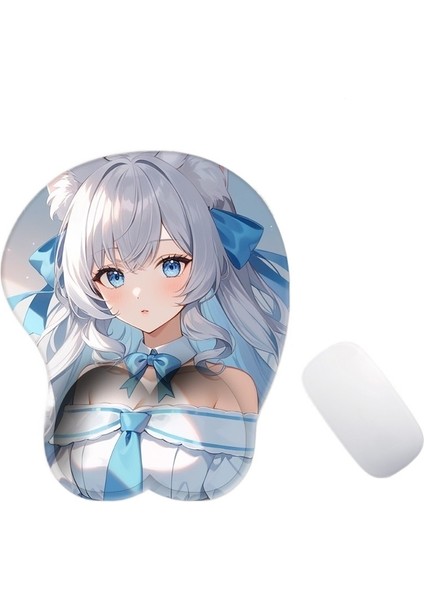 Basit Güzellik Karikatür Bilek Mouse Pad Ofis Mouse Pad Silikon Bilek Mouse Pad (Yurt Dışından)