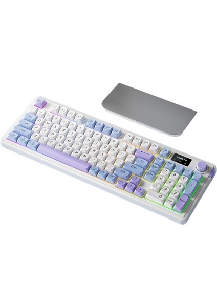 2025 Yeni Langtu L98 Üç Modlu Kablosuz Klavye Yüksek Değerli E-Spor Oyun Ofisi Sessiz Membran Klavye (Yurt Dışından)