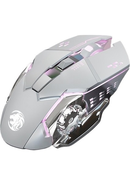 Kablosuz Bluetooth Çift Mod Sessiz Oyun Mekanik Oyun Ofis Faresi (Yurt Dışından)