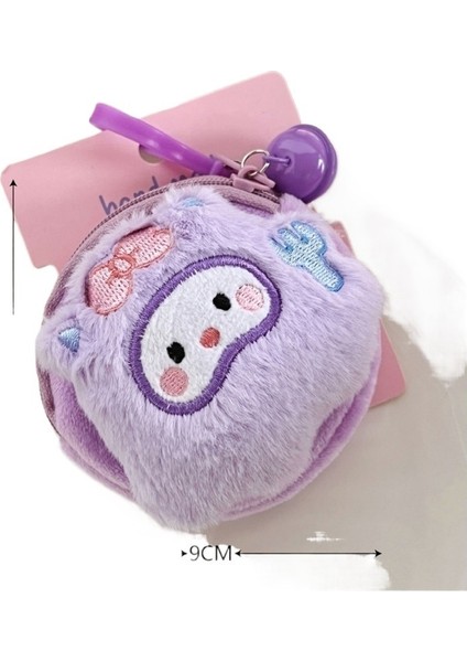 Yaratıcı Sevimli Peluş Bebek Bozuk Para Kesesi Çok Işlevli Anahtarlık (Yurt Dışından)