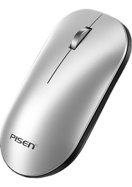 Pısen Kablosuz Fare Bluetooth Sessiz Ofis Dizüstü Bilgisayar Masaüstü Bilgisayar Evrensel Çift Modlu 2.4g Alıcı (Yurt Dışından)