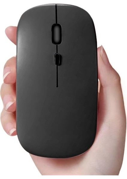 Apple Çift Modlu Bluetooth Fare Sessiz Kablosuz Şarjlı Cep Telefonu Tablet 2.4g Için Uygun Yeni Model (Yurt Dışından)