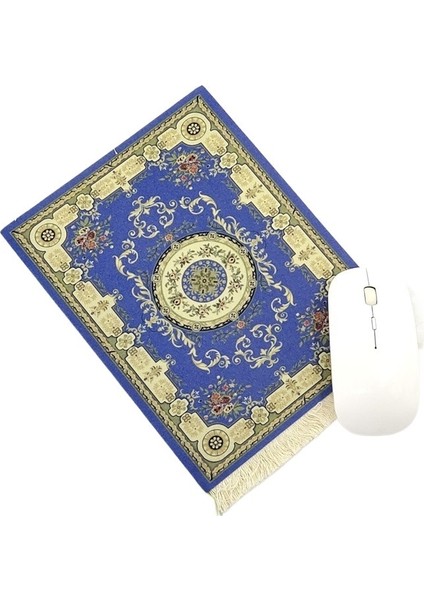 Retro Saray Tarzı Püskül Fransız Küçük Yer Matı Türk Halısı Mouse Pad Isı Yalıtımı Çay Altlığı Fotoğraf Altlığı (Yurt Dışından)