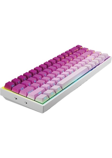 2025 Sıcak Satış Mekanik Klavye Mavi Axis Kablolu 61 Tuşlu Taşınabilir Oyun Klavyesi (Yurt Dışından)