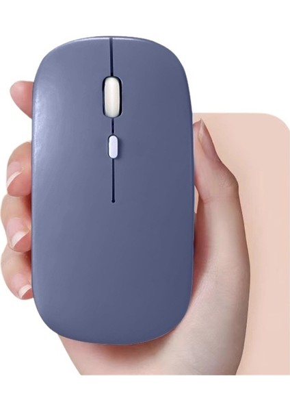 2025 Apple Çift Modlu Bluetooth Fare Sessiz Kablosuz Şarjlı Cep Telefonu Tablet 2.4g Için Geçerlidir (Yurt Dışından)