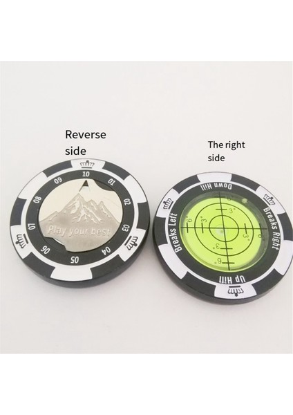 Golf Putter Reader Golf Eğitim Yardımı Golf Ball Marker Golf Aksesuarları Hediyeler Mavi (Yurt Dışından) indirimleri