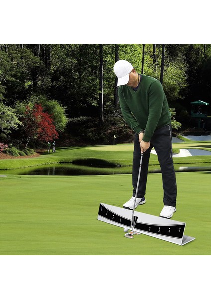 Wosofe Golf Pist Golf Putter Trainer Kalibrasyon Track Putter Board Ayarlanabilir Golf Putter Yörünge Dengeleyici A (Yurt Dışından) indirimleri
