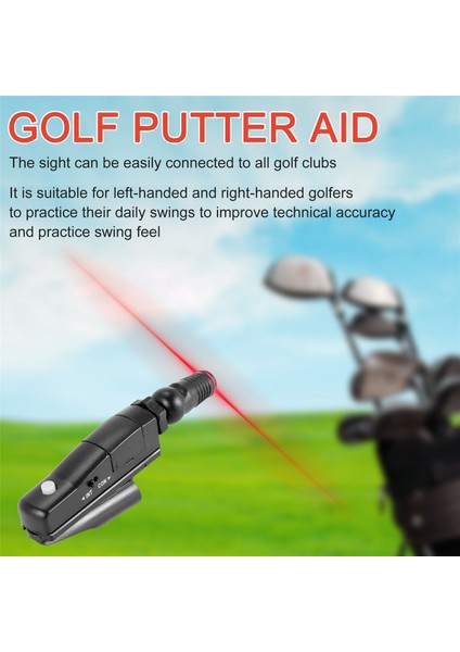 Golf Putter Sight Portable Golf Lazerleri Eğitmen Golf Putt Putt Putting Eğitim Aimini Geliştirme Hat Aıds Düzeltici Araçları (Yurt Dışından) fırsatları