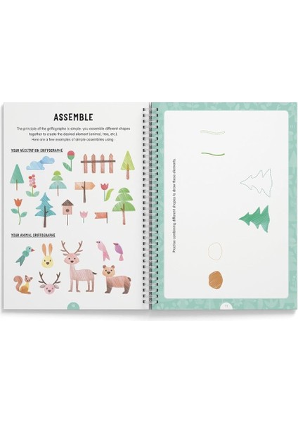 Step By Step Drawing - Funky Forest fırsatları
