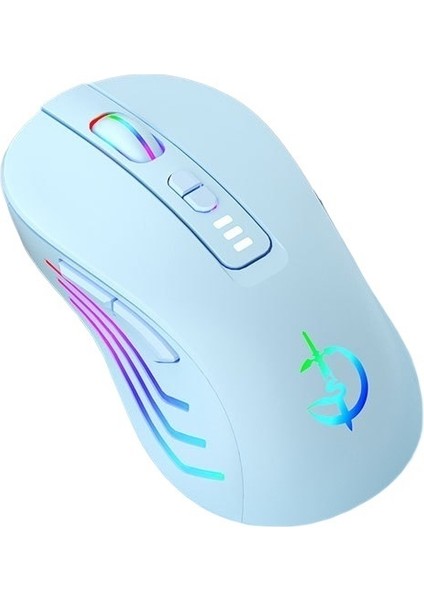 Taşınabilir Ofis Sessiz Kablosuz Fare Şarj Edilebilir Bluetooth Çift Mod 5.0 Sessiz Unisex (Yurt Dışından)