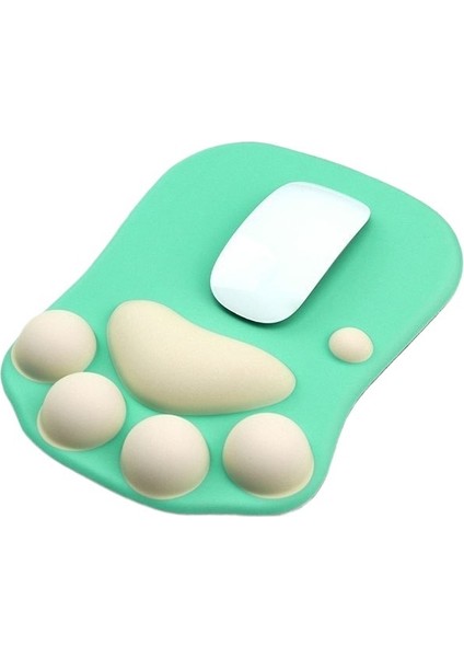 Sevimli Kedi Pençesi Mouse Pad Bileklik Kişilik Yaratıcı Ofis Anime Kız Sevimli Bilgisayar Mouse Pad Büyütülmüş Kalınlaştırılmış (Yurt Dışından)