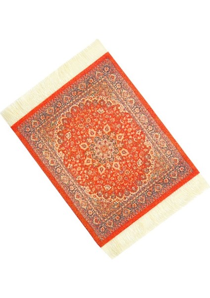 Retro Fars Etnik Tarzı Küçük Bardak Altlığı Püsküllü Zemin Matı Mouse Pad (Yurt Dışından) fırsatları