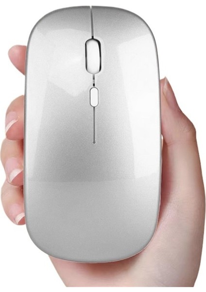 2025 Apple Çift Modlu Bluetooth Fare Sessiz Kablosuz Şarjlı Cep Telefonu Tablet 2.4g Için Geçerlidir (Yurt Dışından)