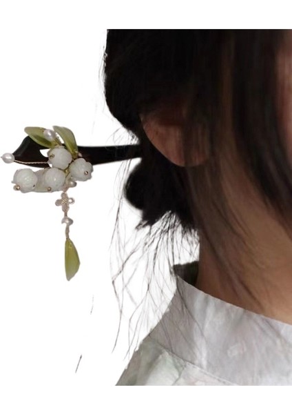 Yeni Magnolia Ahşap Saç Tokası Basit Topuz Başlığı Vadi Zambağı (Yurt Dışından) fiyatları