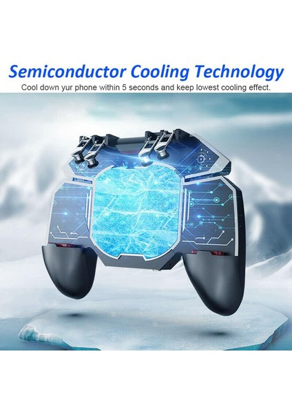 Mobil Oyun Kolu – Yarı Iletken Soğutma Fanlı L2R2 Tetik Düğmeli, 6 Parmak Destekli Gamepad, Ergonomik Tutma, Sessiz Soğutucu, 4.7–6.5” Ios & Android Telefonlar ile Uyumlu | DL88 indirimleri