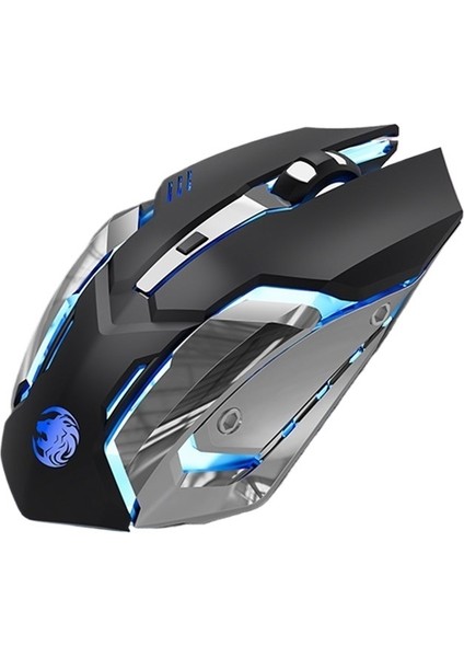 E-Spor Oyun Faresi Kablosuz Sessiz Çevre Birimi Mekanik Bilgisayar USB Kablolu Aydınlık Ofis (Yurt Dışından)