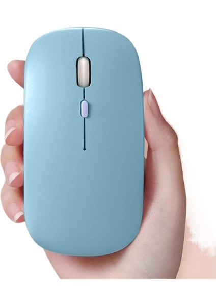 2025 Apple Çift Modlu Bluetooth Fare Sessiz Kablosuz Şarjlı Cep Telefonu Tablet 2.4g Için Geçerlidir (Yurt Dışından)