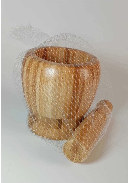 Sarımsak Döveci Bambu Havan