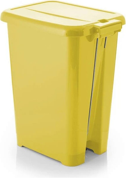 Slim 30LT Sarı Pedallı Atık Çöp Kovası modelleri