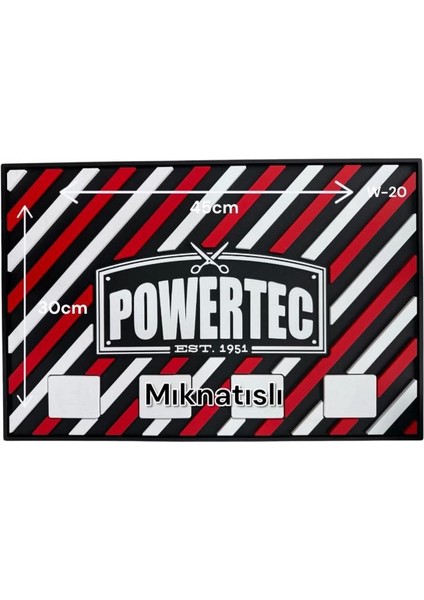Powertec W-20 Mıknatıslı Premium Kuaför Makine - Araç Gereç Paspası fiyatları