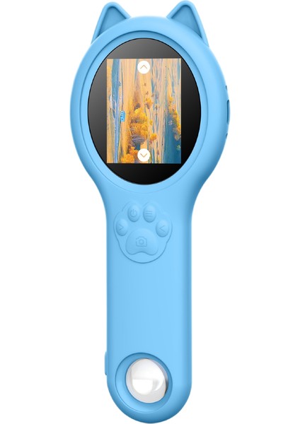 Çocuklar Için Mini Cep Mikroskobu P-Ke5 Mavi