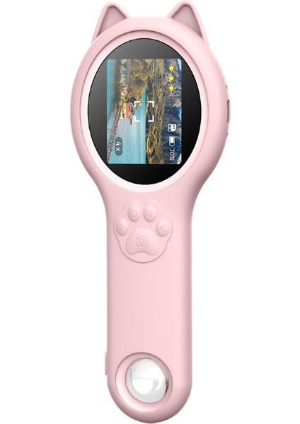 Çocuklar Için Mini Cep Mikroskobu P-Ke5 Pembe