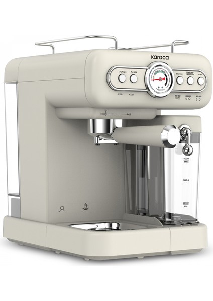 Vintage Craft Süt Hazneli Espresso, Latte ve Capuccino Makinesi Cream modelleri