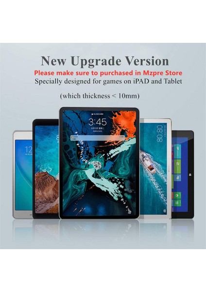 6 Parmak Mobil Oyun Kolu – L1R1 Tetik Düğmeli Tablet Gamepad, Yüksek Hassasiyetli Silikonlu, Ayarlanabilir Tetikli, Ergonomik Kavrama, Pubg & Cod & Free Fire ile Uyumlu | AK-PAD6K indirimleri