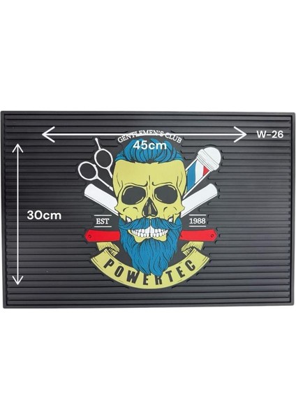 Powertec W-26 Premium Kuaför Makine - Araç Gereç Paspası