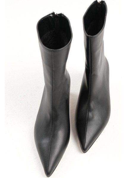 Sheena Siyah Renk İnce Topuklu Kadın Bot modelleri