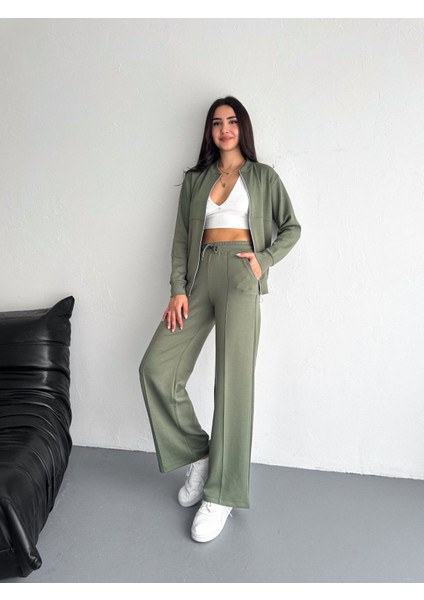 Kolej Yaka Pantolun Çımalı Yumuşak Doku Modal Kumaş Eşofman Takım indirimleri