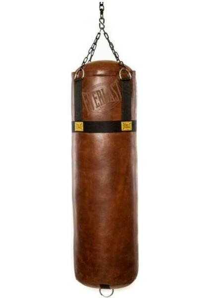 1910 Boks Torbası-Heavy Bag, Brown, 122X35CM P00002702