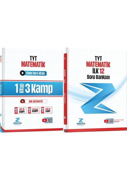 Sml Matematik Tyt Matematik 1 Kitap 3 Kamp Video Ders Kitabı ve Ilk 12 Soru Bankası Seti