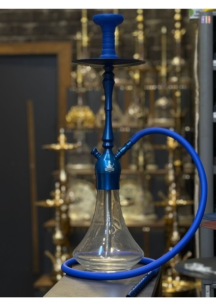 Yeni Alüminyum Mavi Nargile Takımı