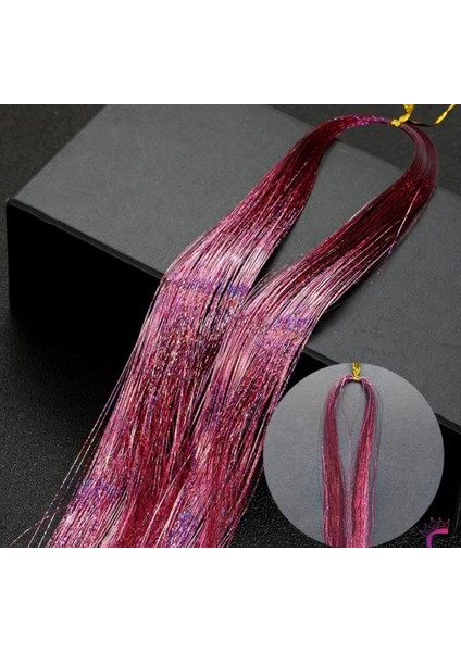 Tinsel Bağlamalı Renk Saç Simi