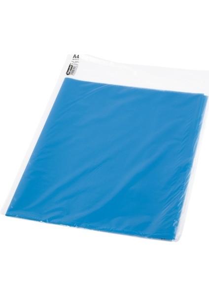 A4 Hazır Defter Kabı 5'li Paket Şeffaf Mavi 20'li Kutu modelleri